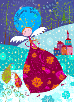 Carte Peinture Pour Une De Voeux : Envoyer une Carte De Voeux Originale